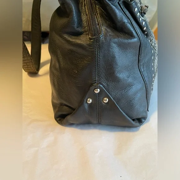 ❣️Real Snake + Lambskin Leather ❣️Bag❣️ - Picture 7 of 15